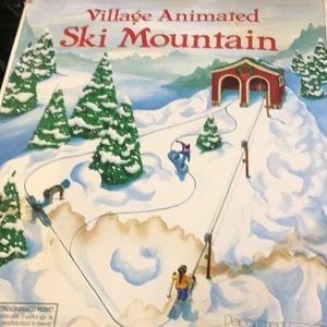 Village Animated Ski Mountain